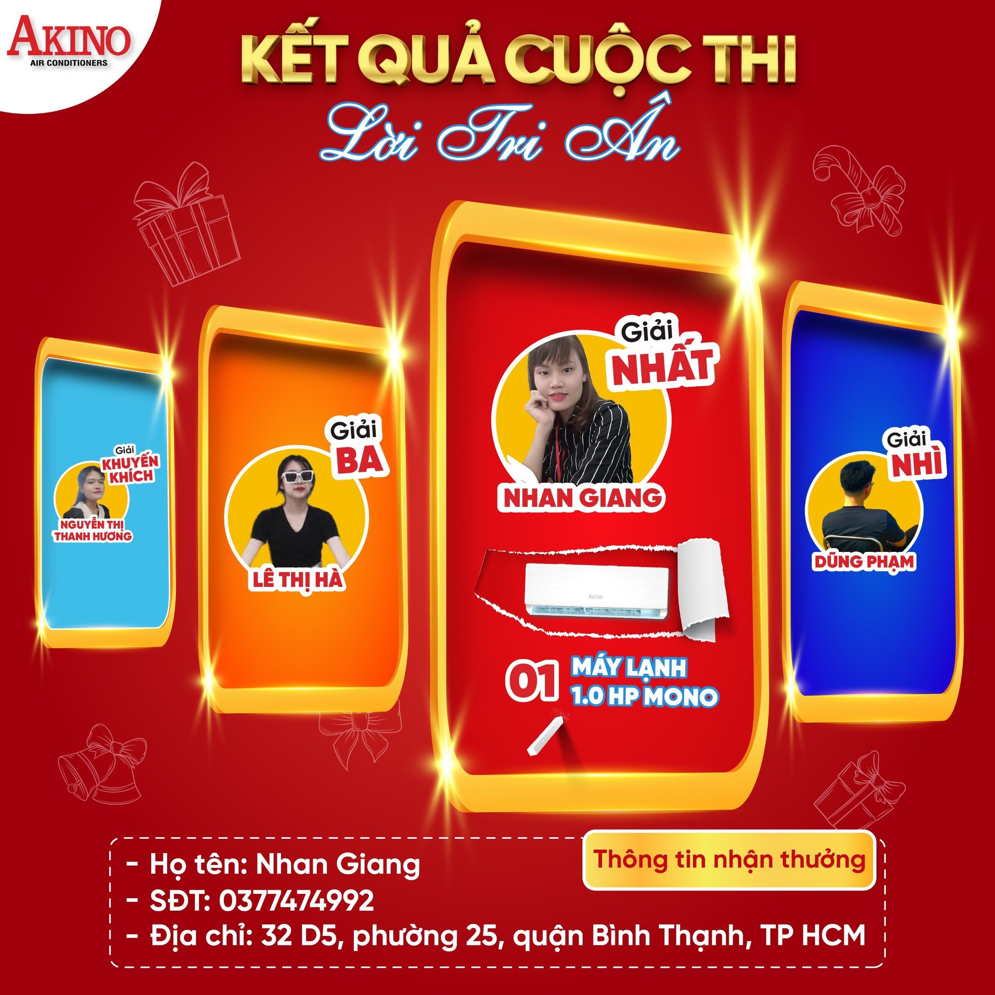 Kết quả mini game Cuộc thi “Lời Tri Ân” nhân ngày 20/11 